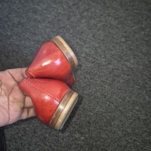 Jeffrey Campbell Red Leather Shoes